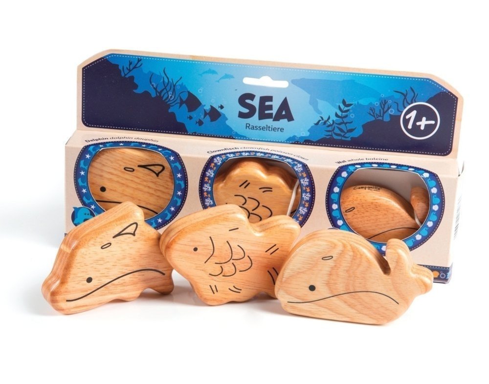 CAMPANILLA PERKUSNÍ SADA ŘEHTACÍ ZVÍŘATA 3-DÍLNÁ SADA OCEAN SET