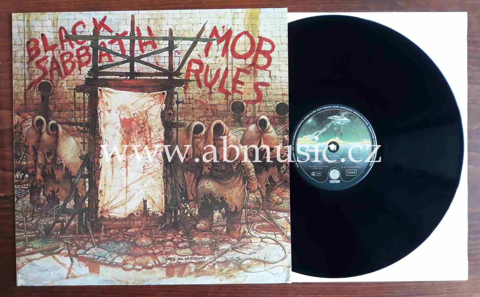 LP Black Sabbath Mob Rules