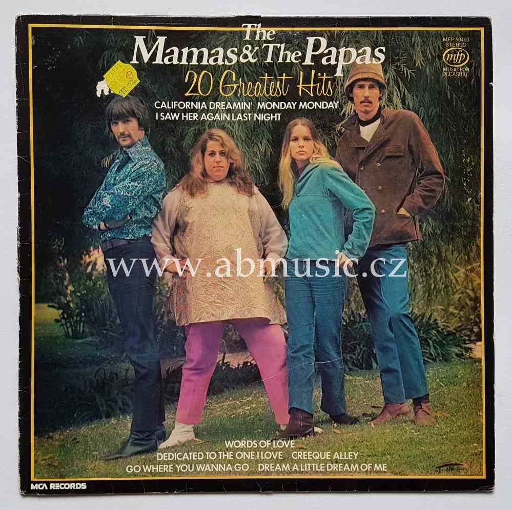 LP The Mamas & The Papas - 20 Greatest Hits