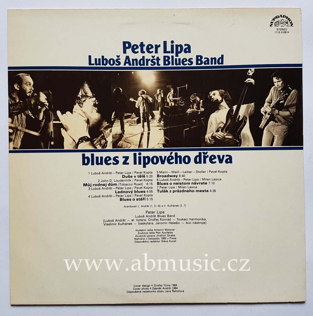 LP Peter Lipa - Blues Band Luboše Andršta - Blues z Lipového dřeva