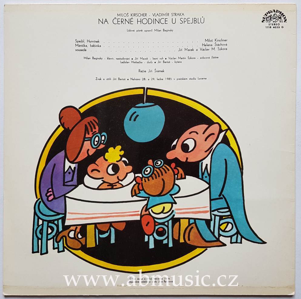 LP Na černé hodince u Spejblů - Kirschner , Straka