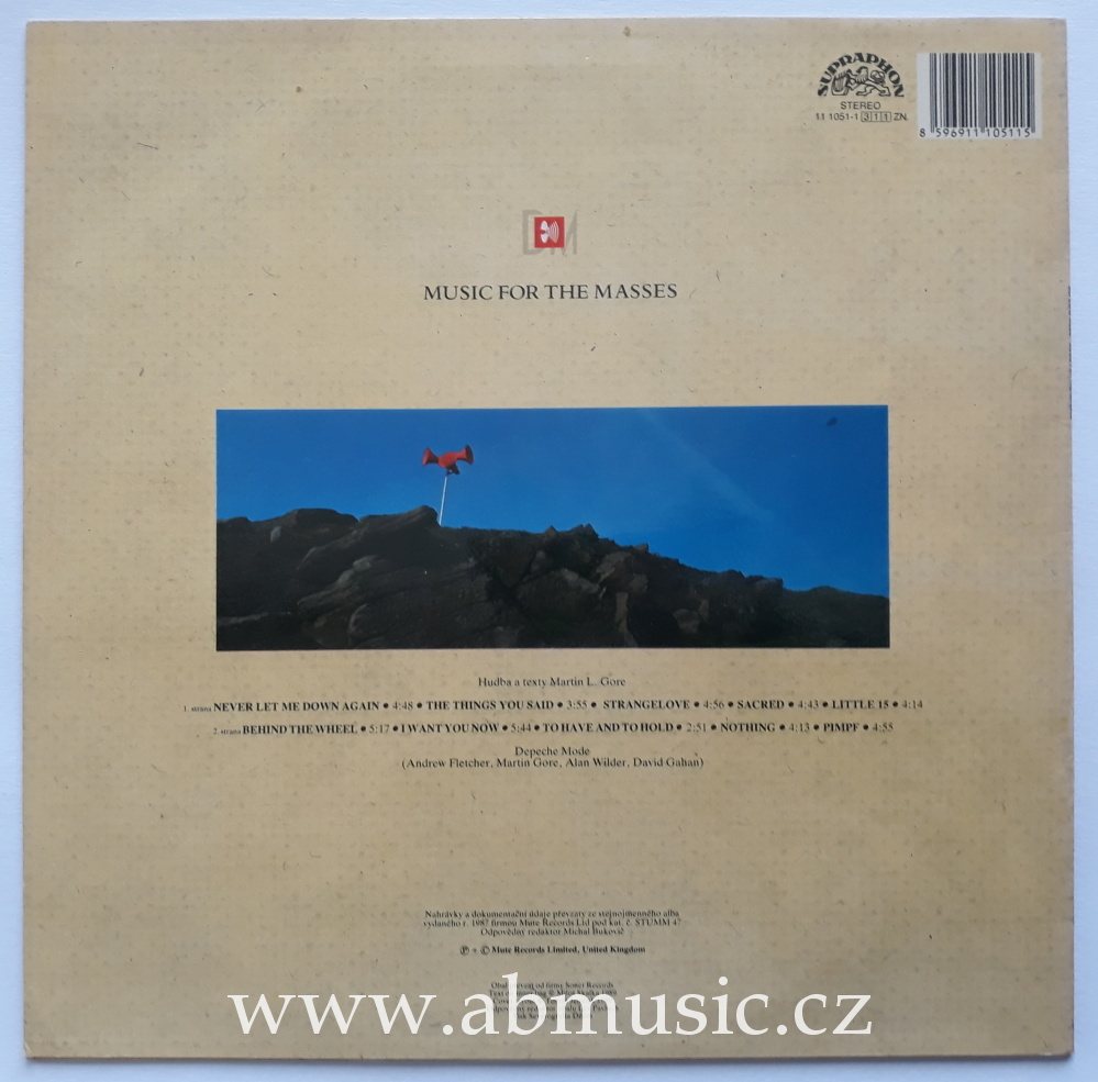 LP Depeche Mode - Music For The Masses