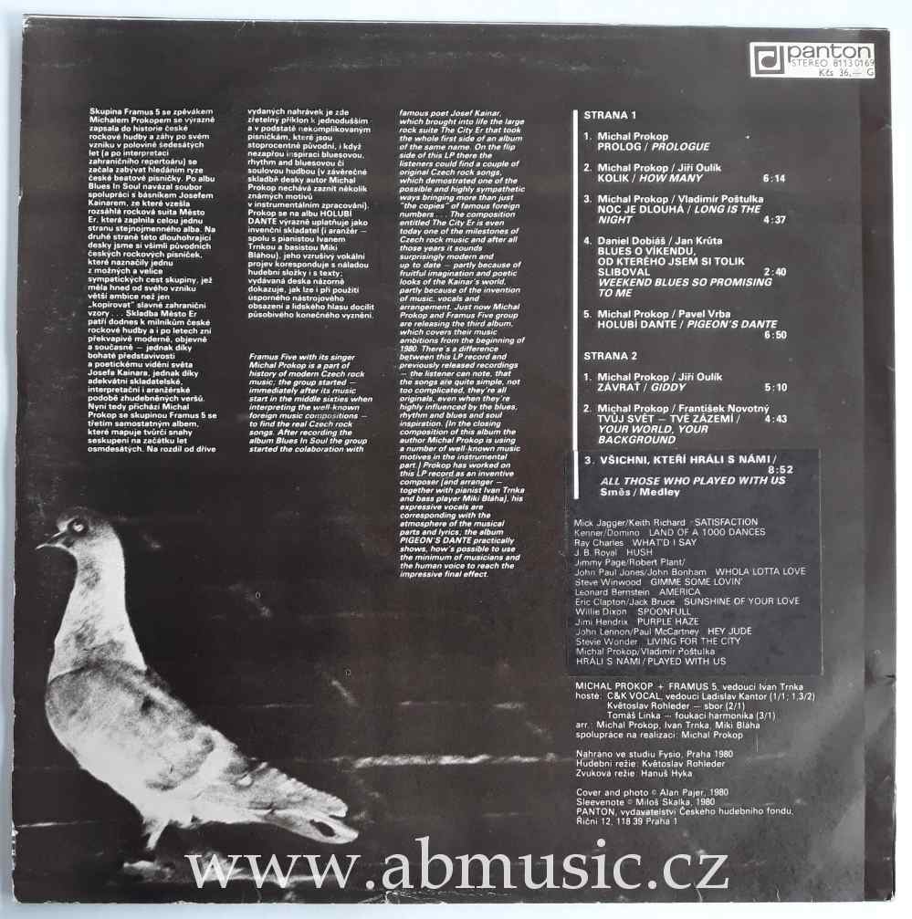 LP Michal Prokop Framus 5 Holubí Dante Pigeon's Dante