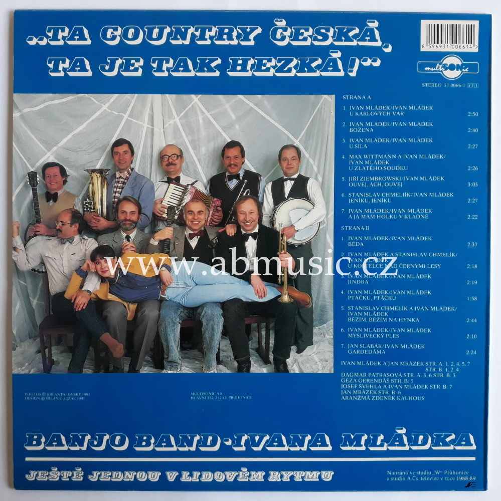 LP Banjo band Ivana Mládka - Ta country česká, ta je tak hezká