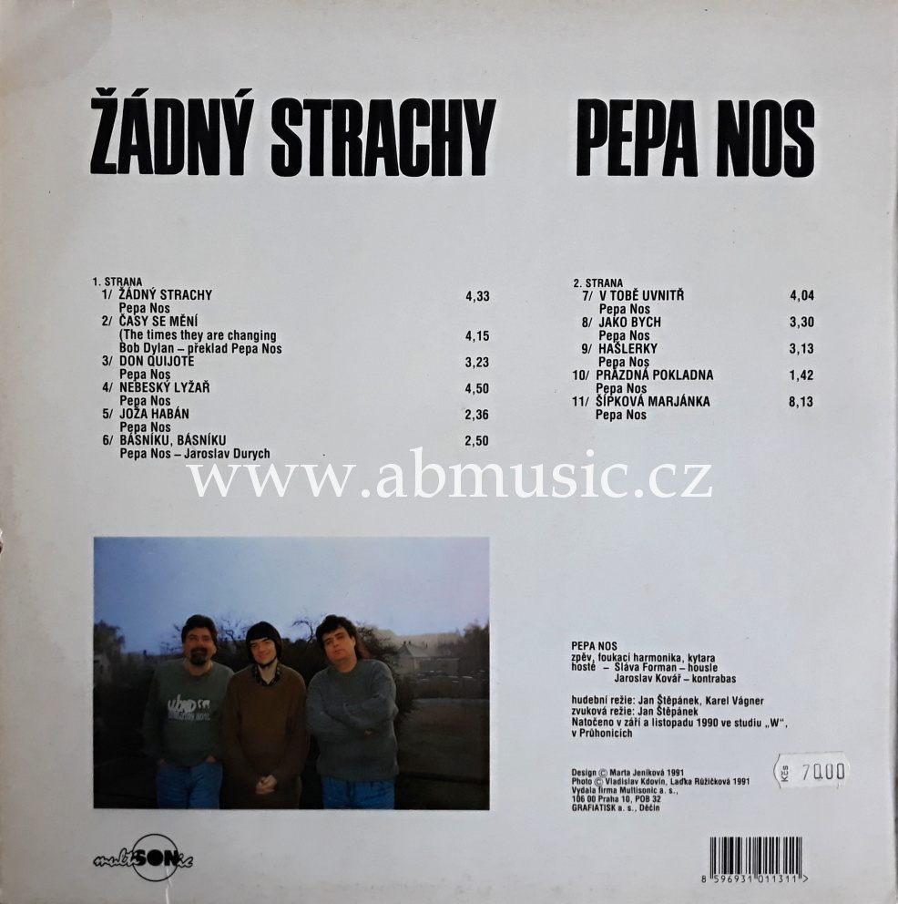 LP Pepa Nos - Žádný strachy
