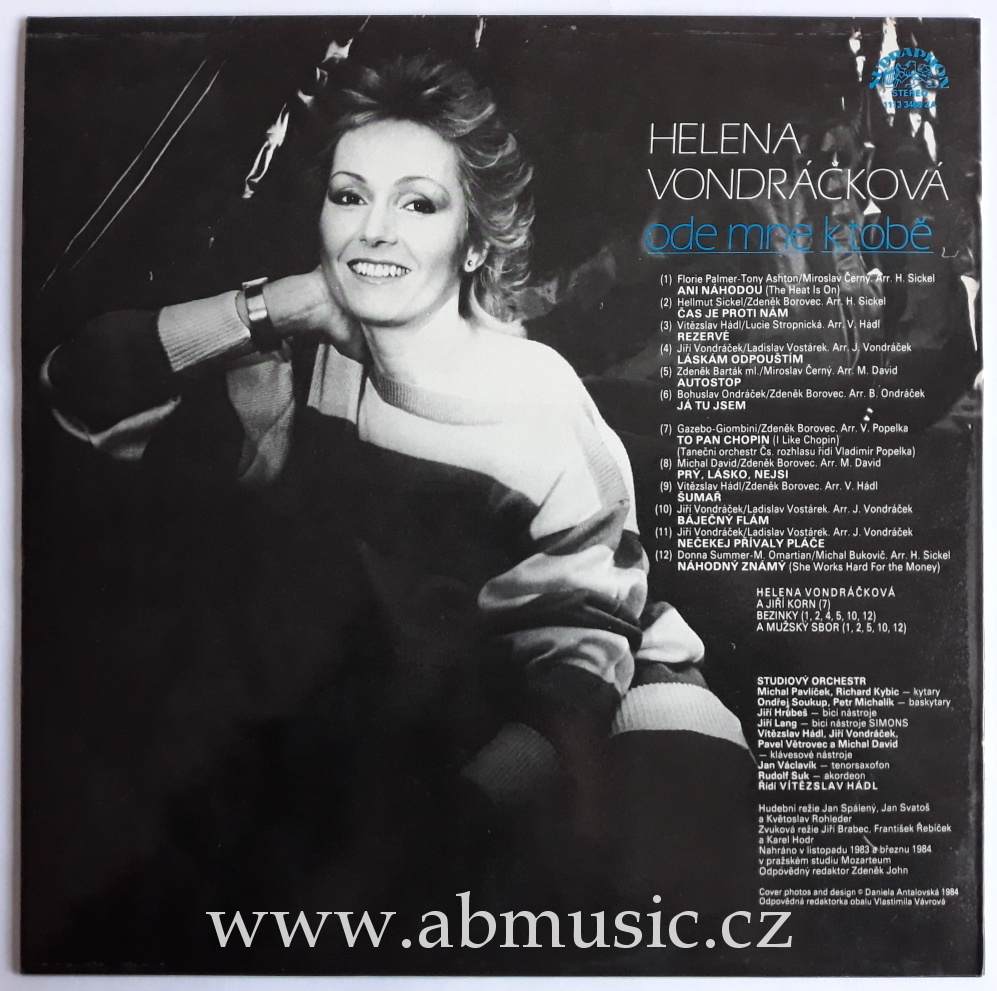 LP Helena Vondráčková - Ode mne k tobě