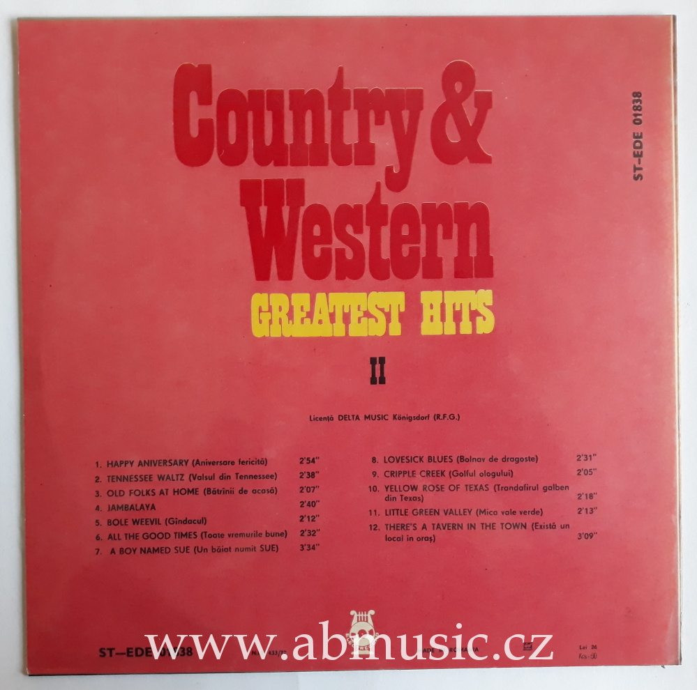 LP Country & Western - Greatest Hits II