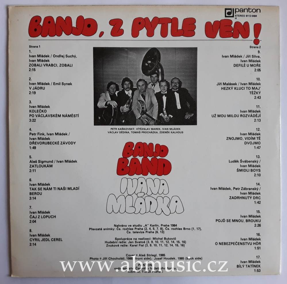 LP Banjo band Ivana Mládka - Banjo , z pytle ven !