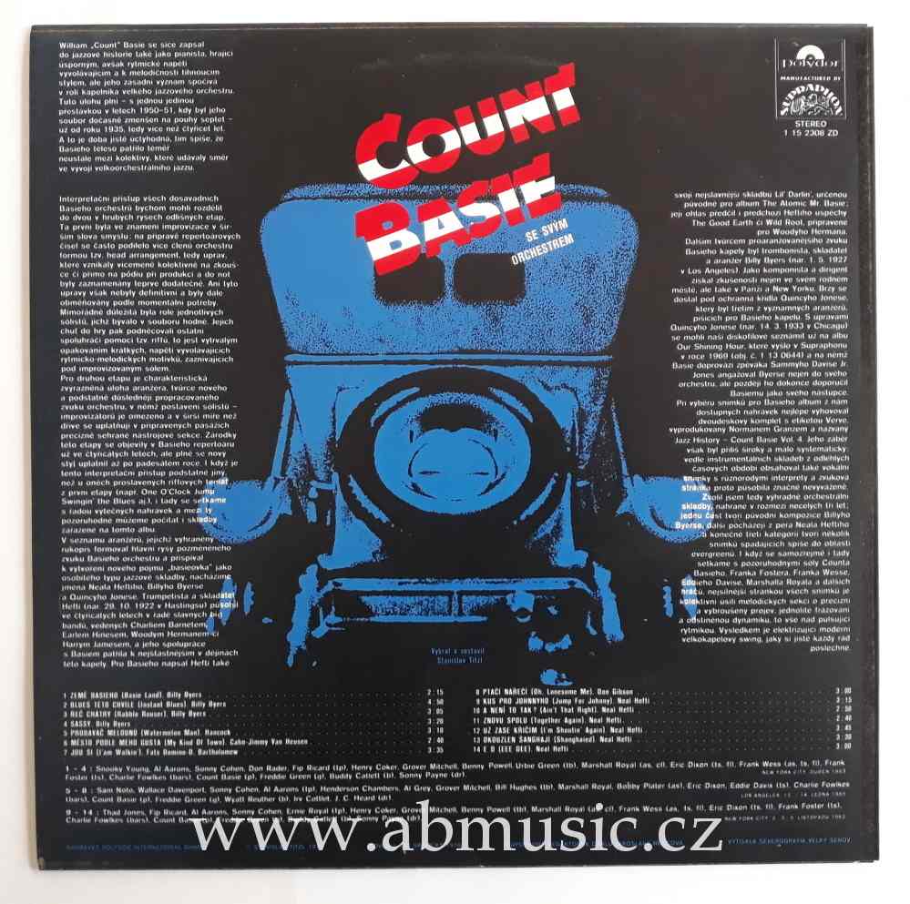 LP Count Basie Supraphon