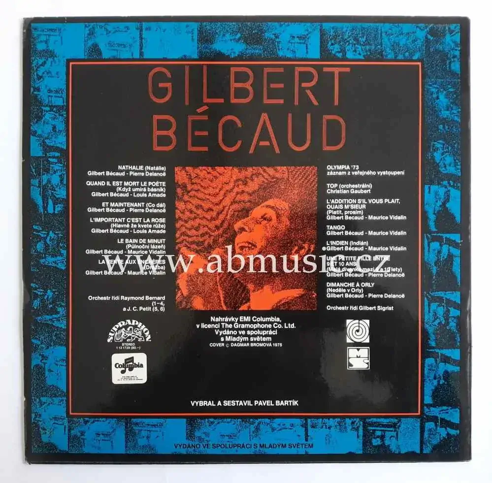 LP Gilbert Bécaud - Supraphon