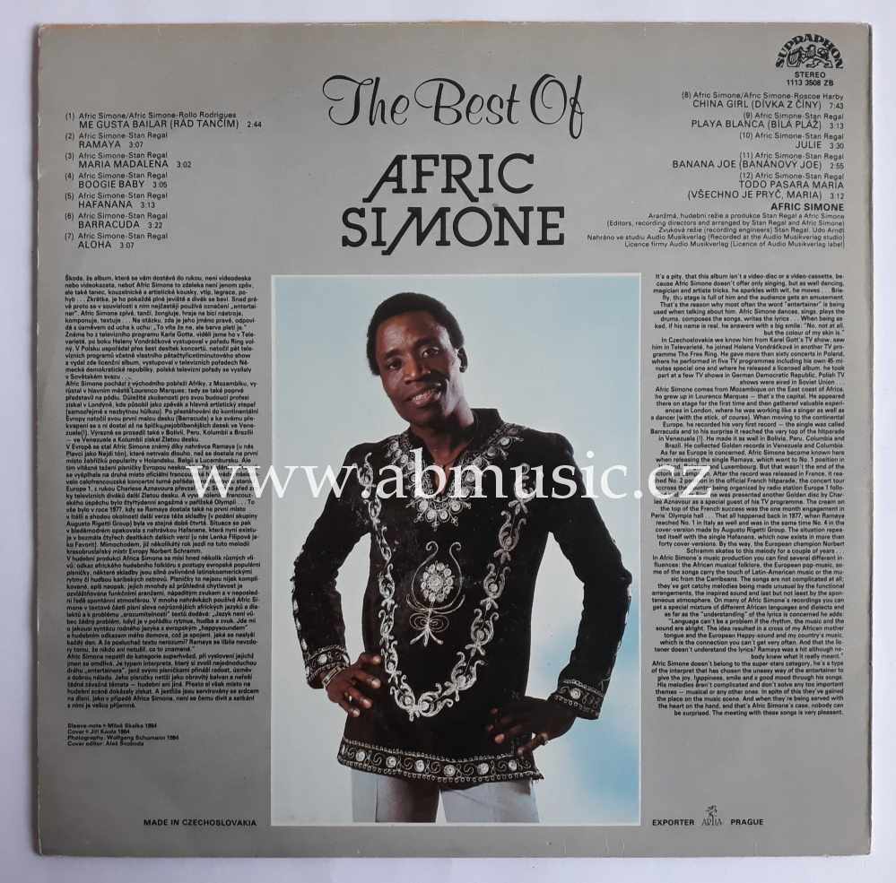 LP Afric Simone - The Best Of Afric Simone