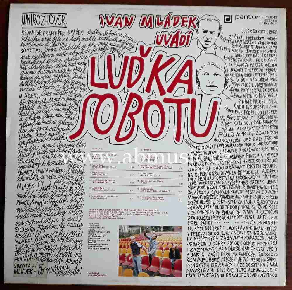 LP Ivan Mládek uvádí Luďka Sobotu ,