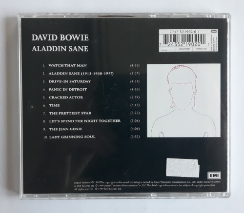 CD David Bowie - Aladdin Sane Remastered