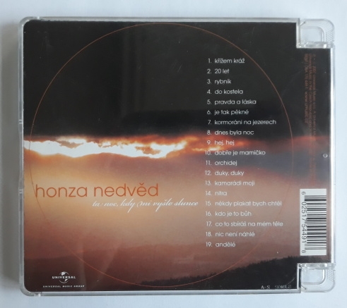 CD Nedvěd Jan - Ta noc, kdy mi vyšlo slunce