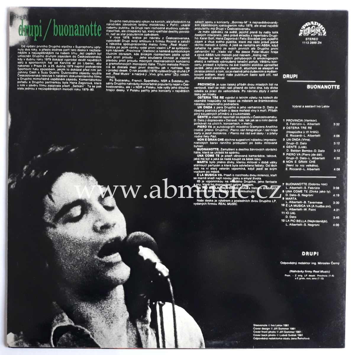 LP DRUPI - Buonanotte
