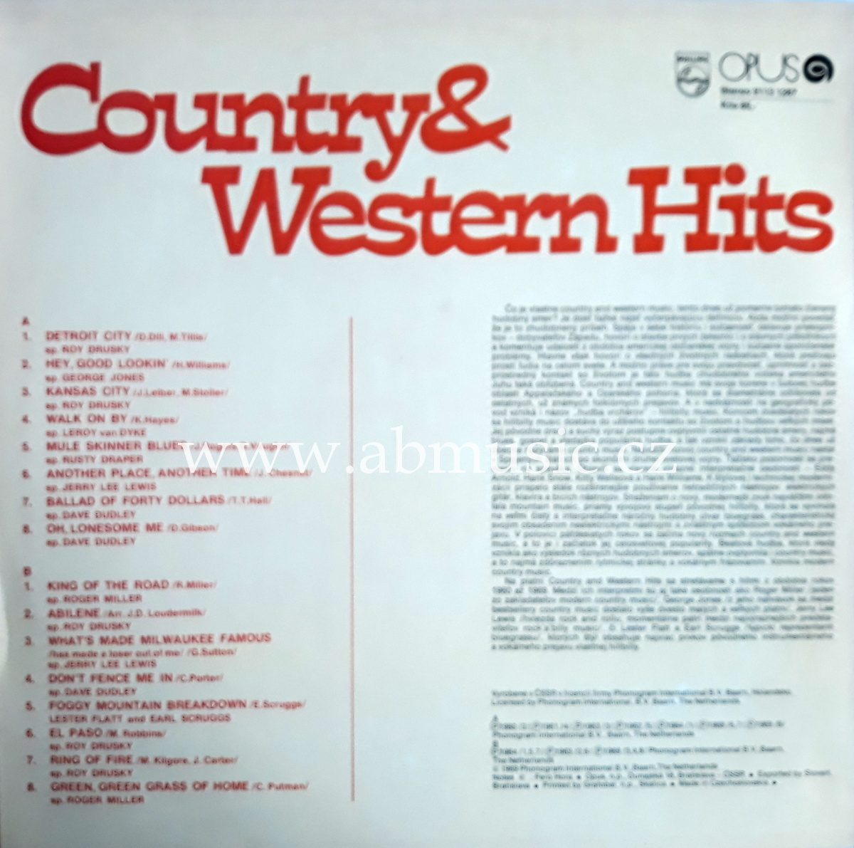 LP Country & Western - Hits