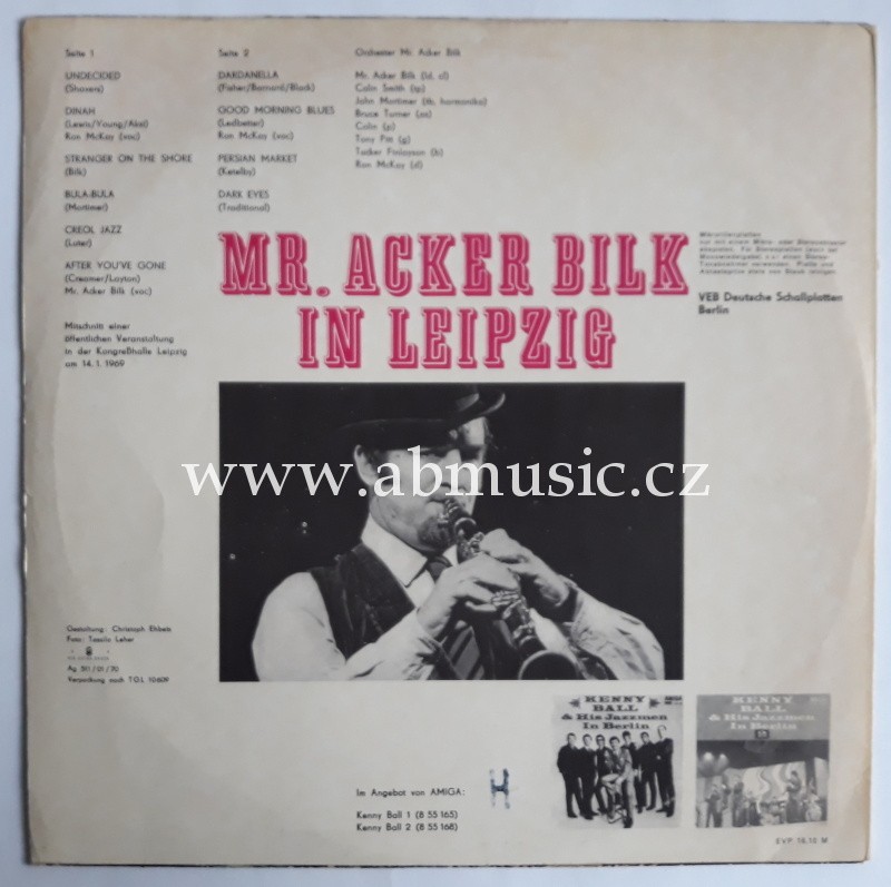 LP Mr. Acker Bilk In Leipzig