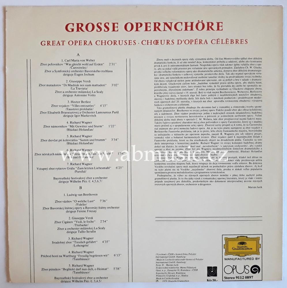 LP Grosse Opernchöre, Great Opera Choruses