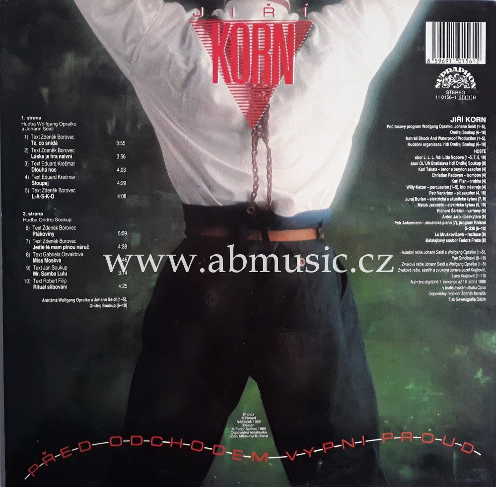 LP Jiří Korn - Před odchodem vypni proud LP deska / Vinyl