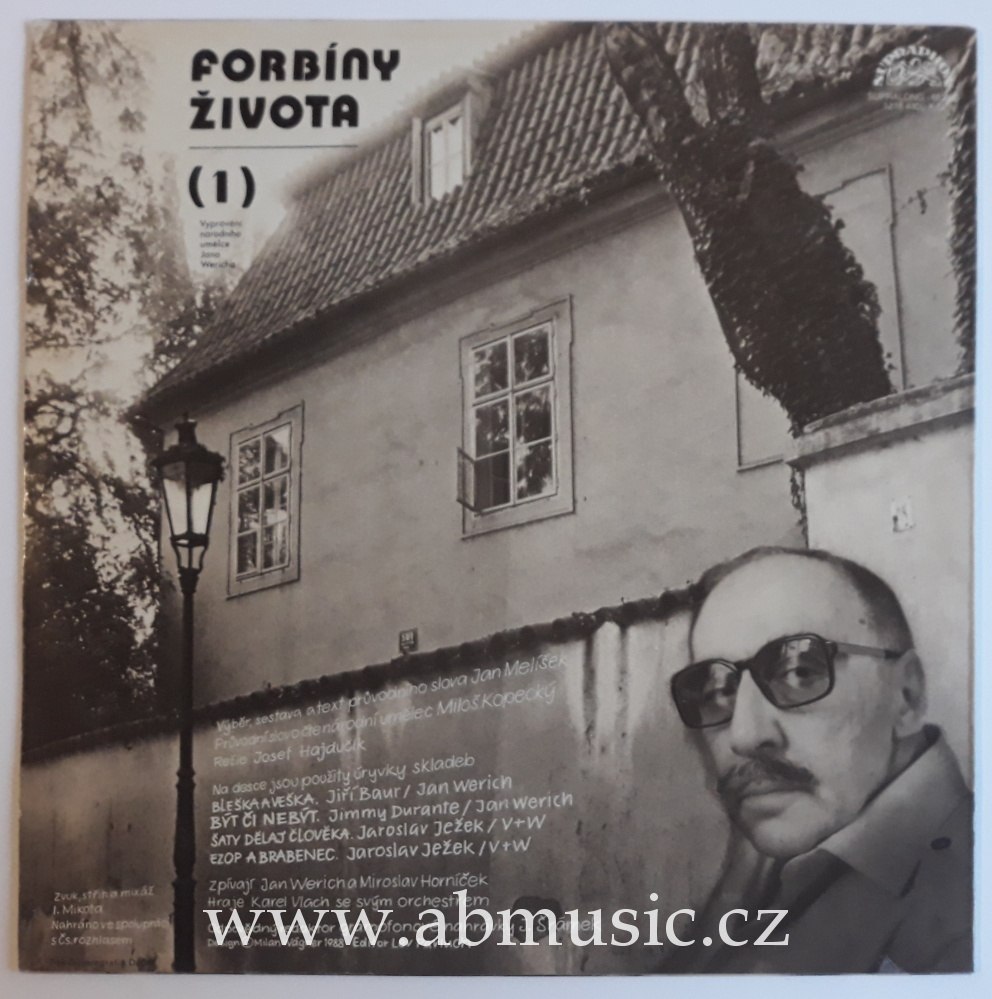 LP Jan Werich - Forbíny života 1