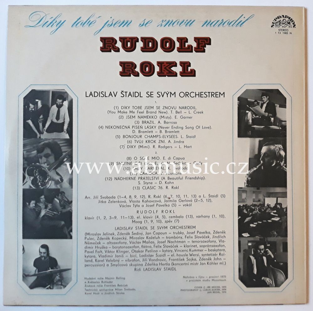 LP Rudolf Rokl - Díky tobě jsem se znovu narodil