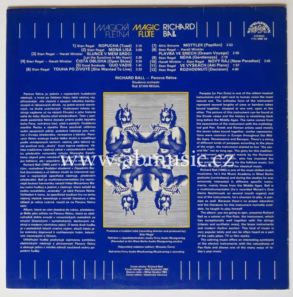 LP Magická flétna - Richard Ball