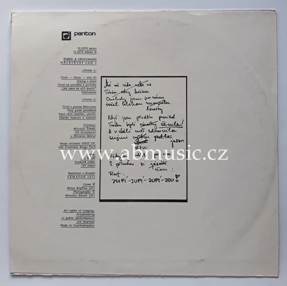 LP Šimek a Grossmann - Návštěvní den 2