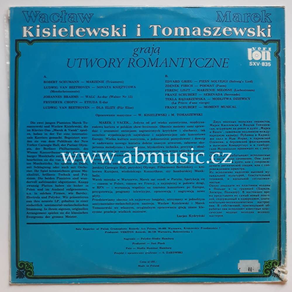 LP Marek i Vacek graja utwory romantyczne