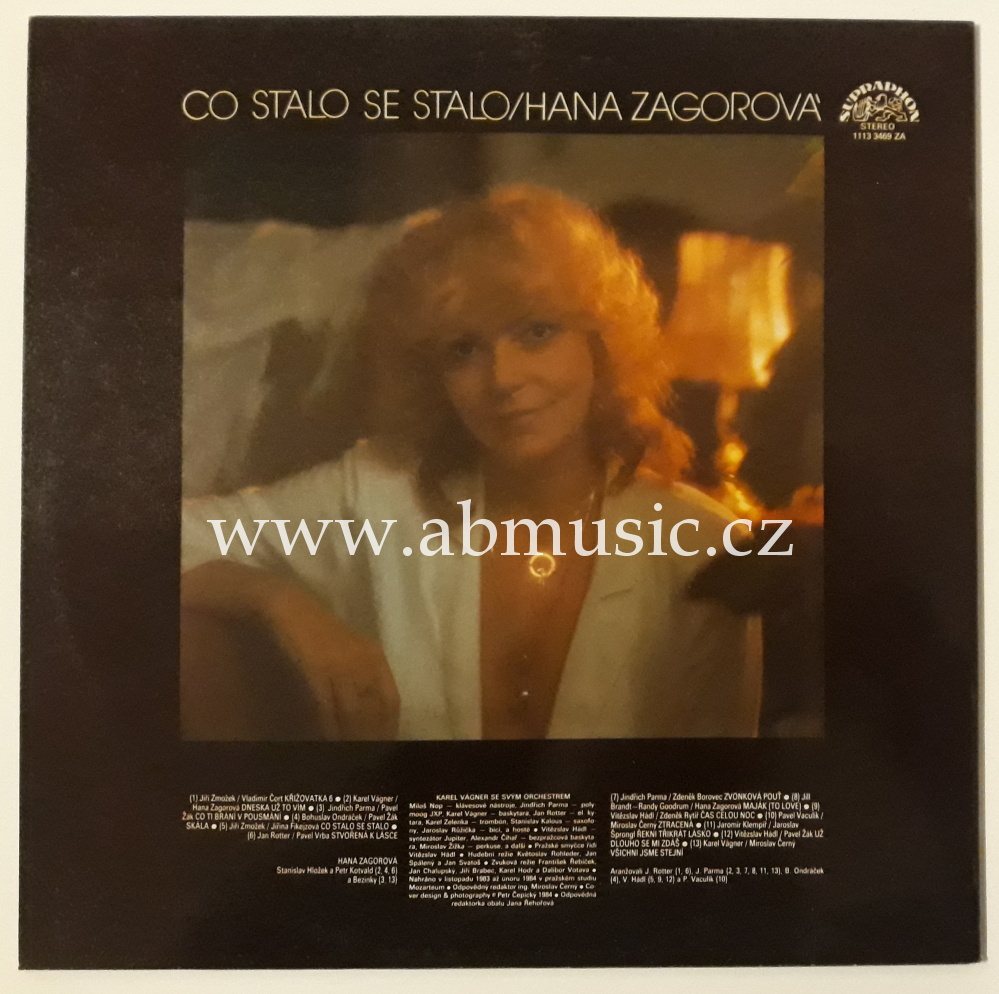 LP Hana Zagorová - Co stalo se stalo