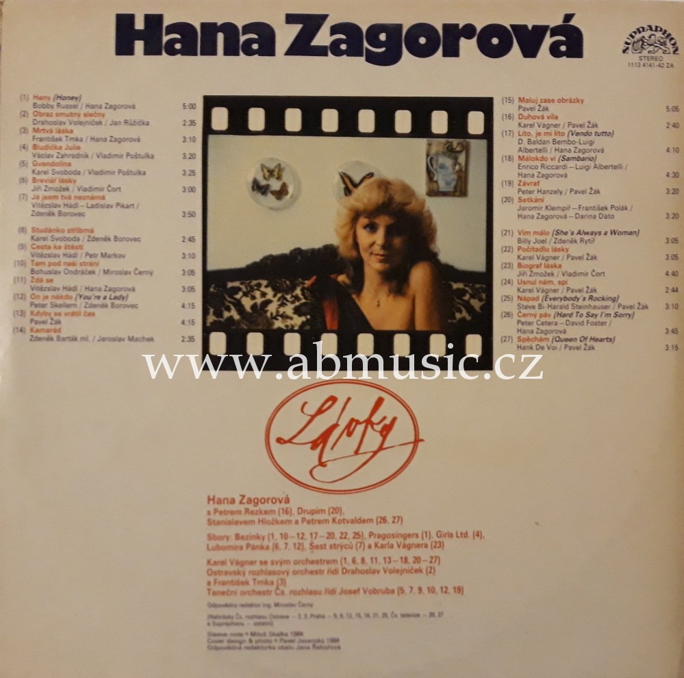 LP Hana Zagorová - Lávky
