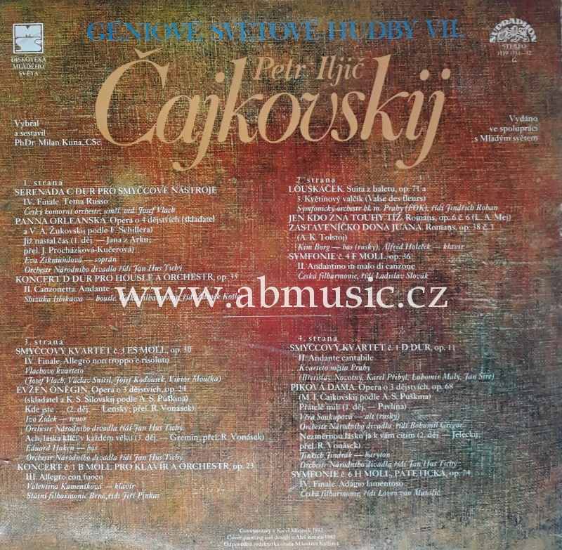 2 LP Geniové světové hudby Petr Iljič Čajkovskij