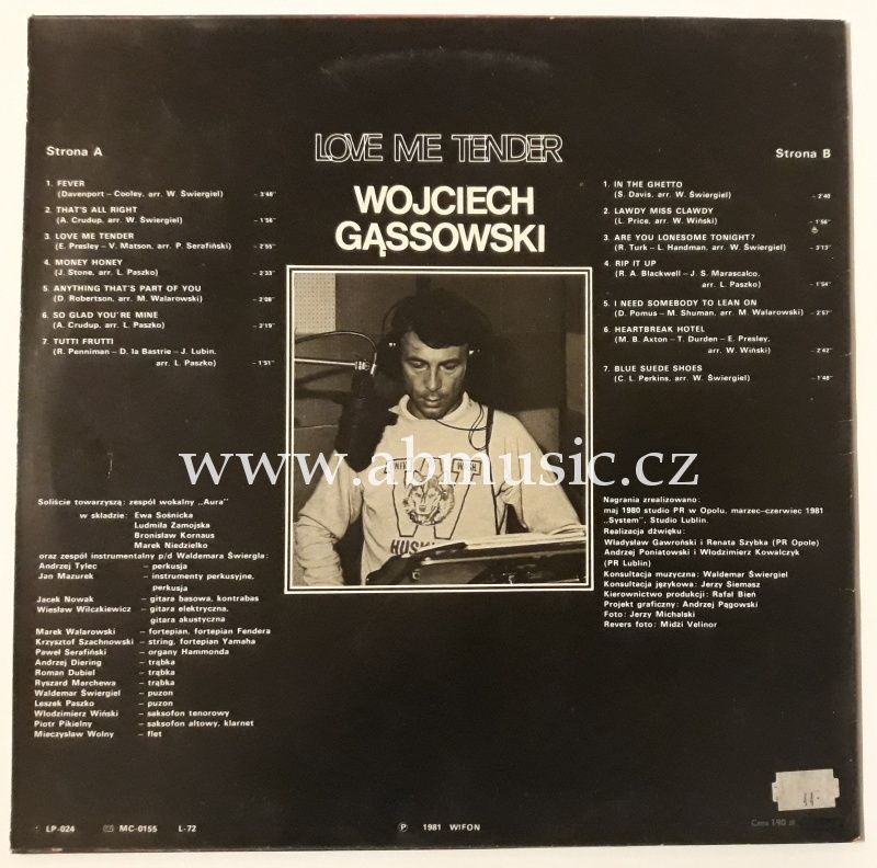 LP Wojciech Gassowski - Love me tender