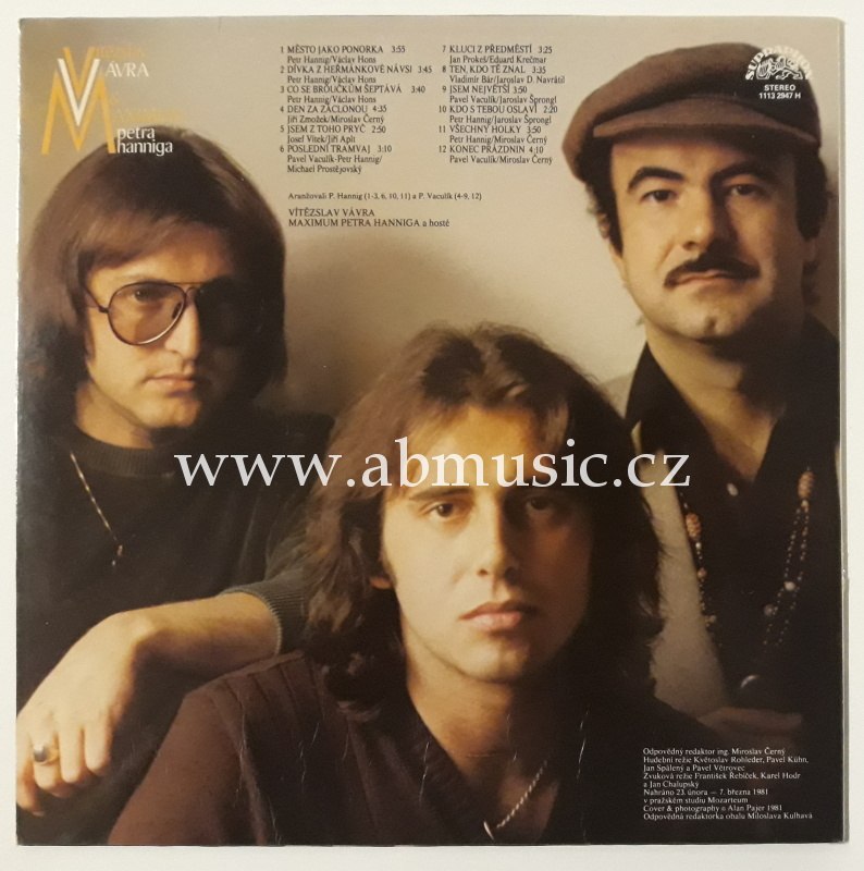 LP Vítězslav Vávra & Maximum Petra Hanniga