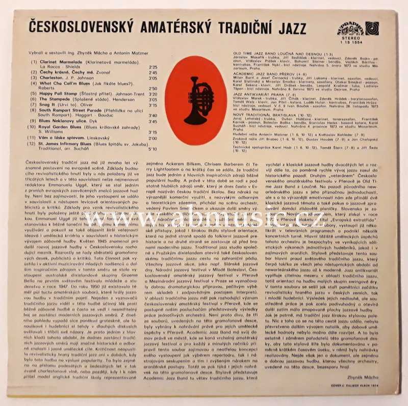 LP Československý amatérský tradiční jazz