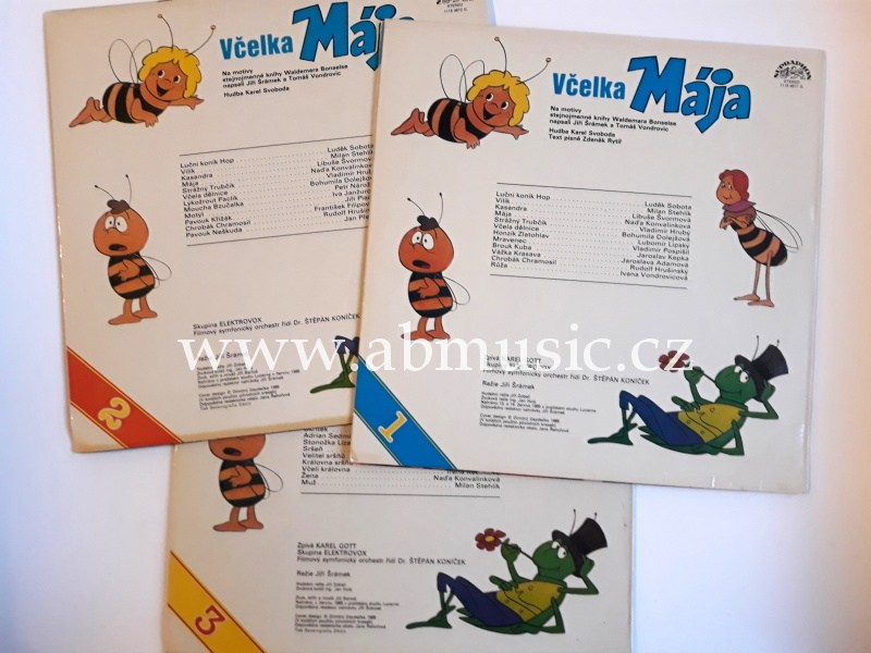 3 LP Včelka Mája 1, 2, 3,