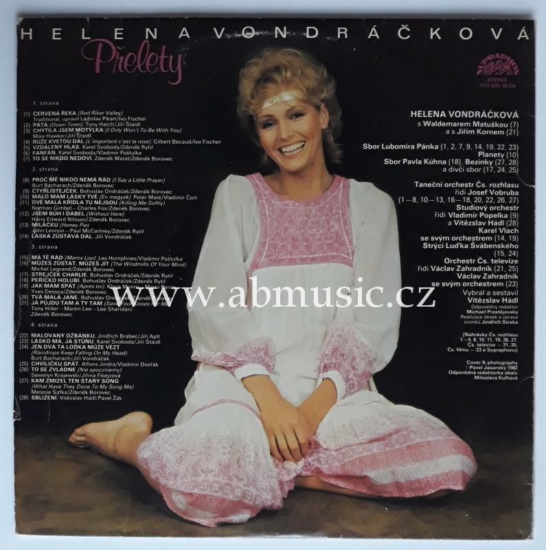 2 LP Helena Vondráčková - Přelety
