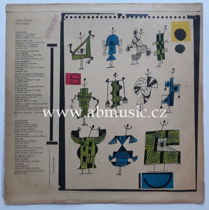 LP Jiří Suchý - Písničky 1964