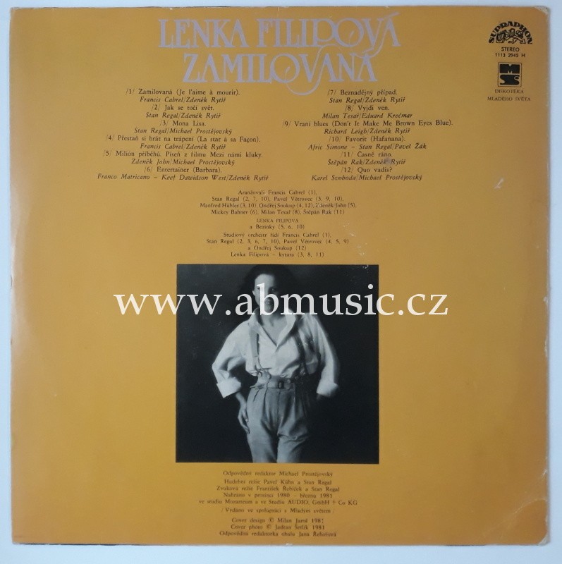 LP Lenka Filipová - Zamilovaná vinyl