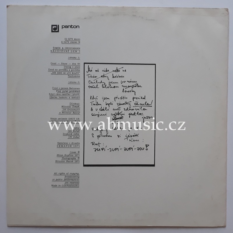 LP Šimek a Grossmann - Návštěvní den 2 .