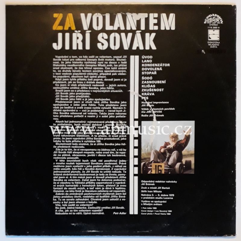 LP Jiří Sovák - Za volantem Jiří Sovák