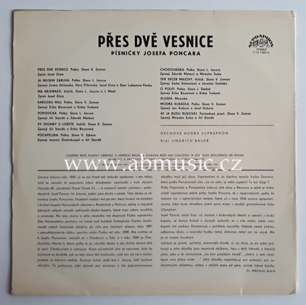 LP Josef Poncar - Přes dvě vesnice