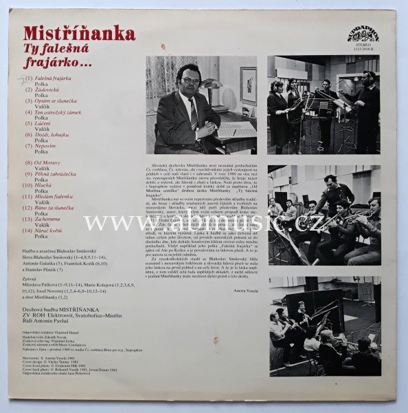 LP Mistříňanka - Ty falešná frajárko...