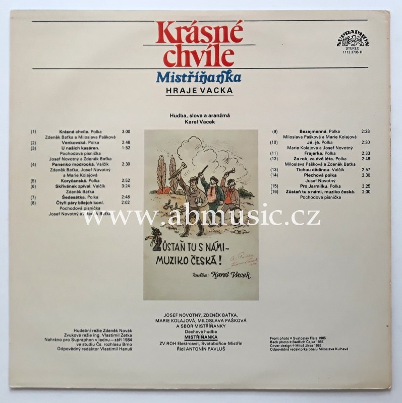 LP Krásné chvíle - Mistříňanka Hraje Vacka