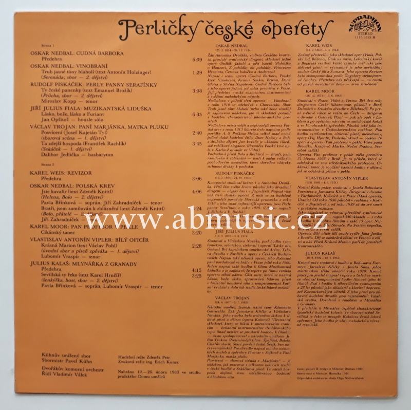 LP Perličky České Operety