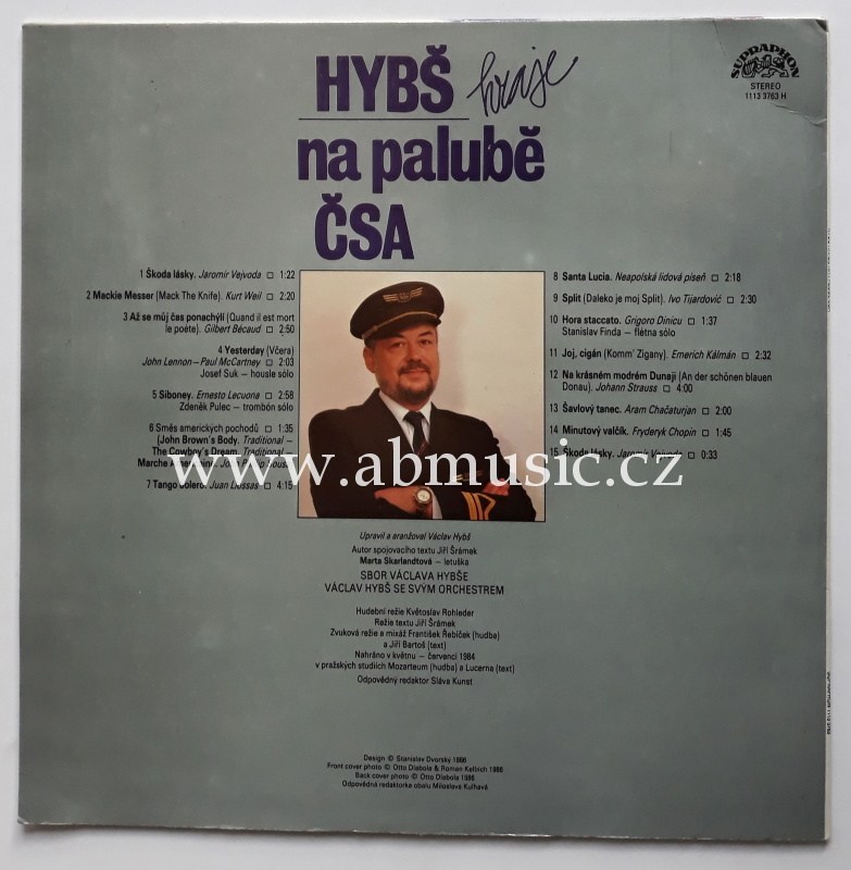 LP VÁCLAV HYBŠ - Hraje na palubě ČSA