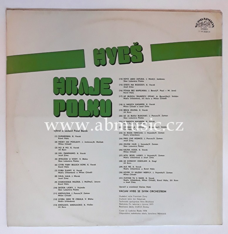 LP Václav Hybš hraje polku