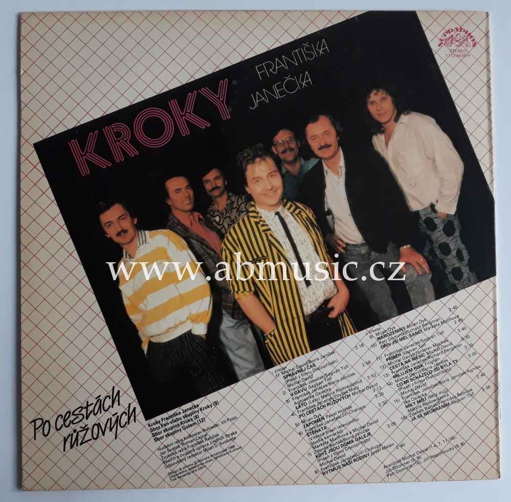 LP Michal David , Sagvan Tofi - Kroky Františka Janečka - Po stopách růžových