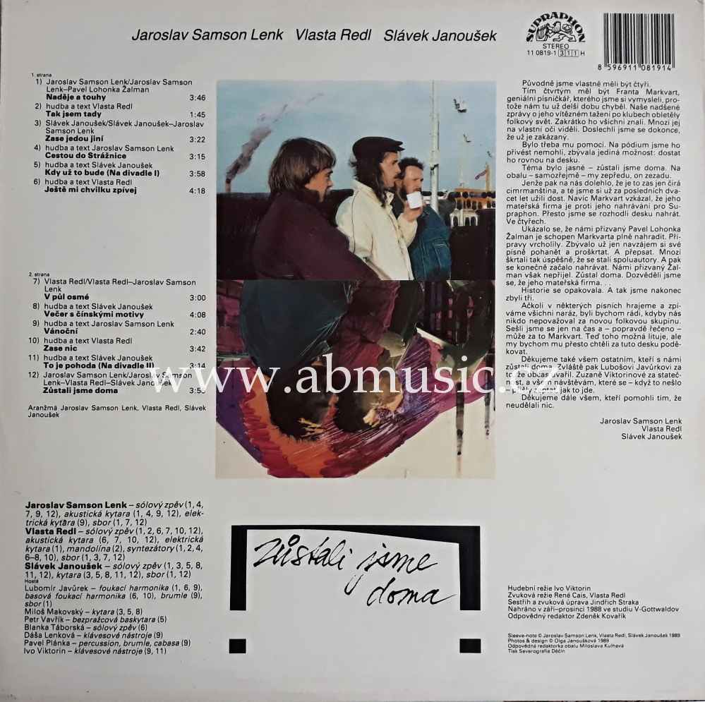 LP Lenk , Redl , Janoušek - Zůstali jsme doma
