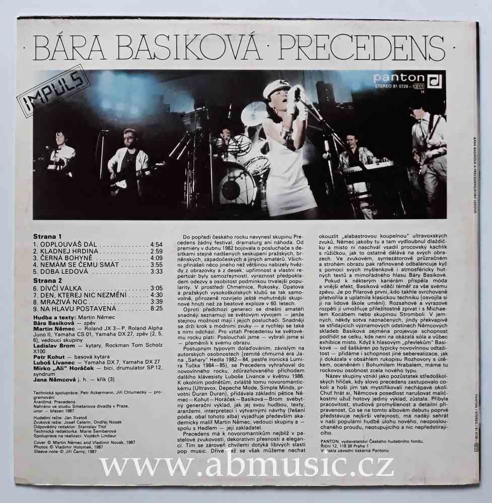 LP Bára Basiková Precedens - Doba Ledová 