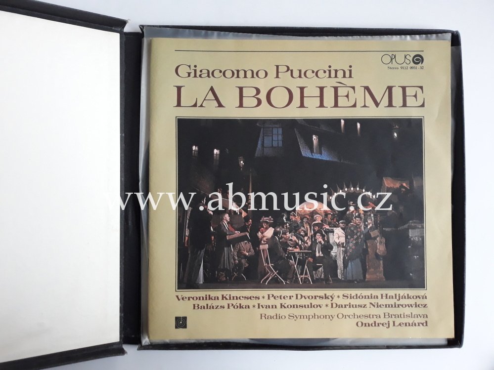 2 LP Giacomo Puccini La Bohéme vinyl